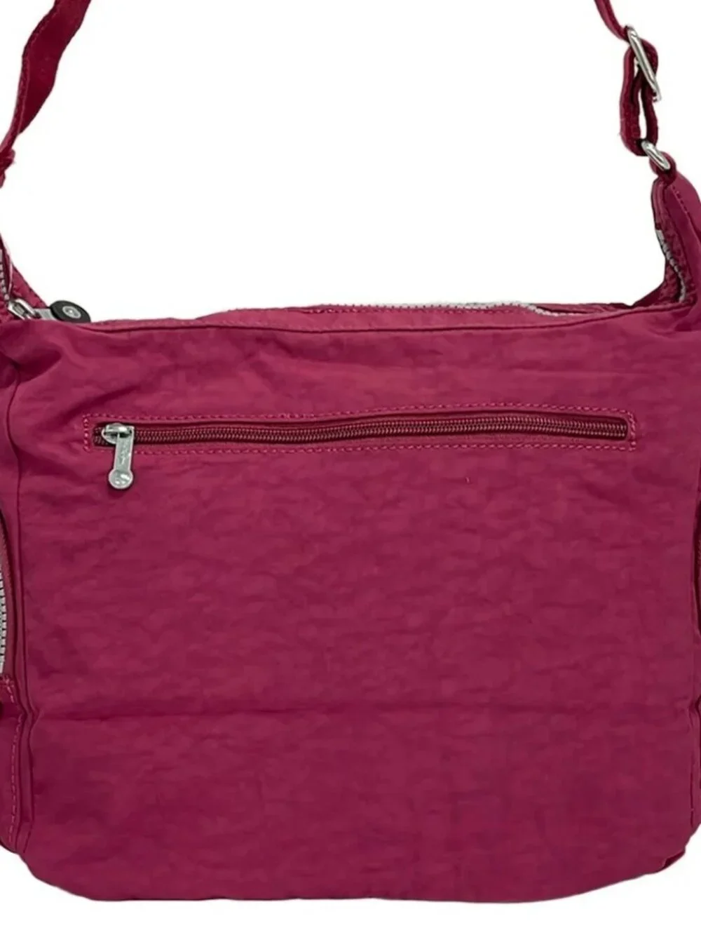 Kipling Pink Purple Nylon Shoulder Bag